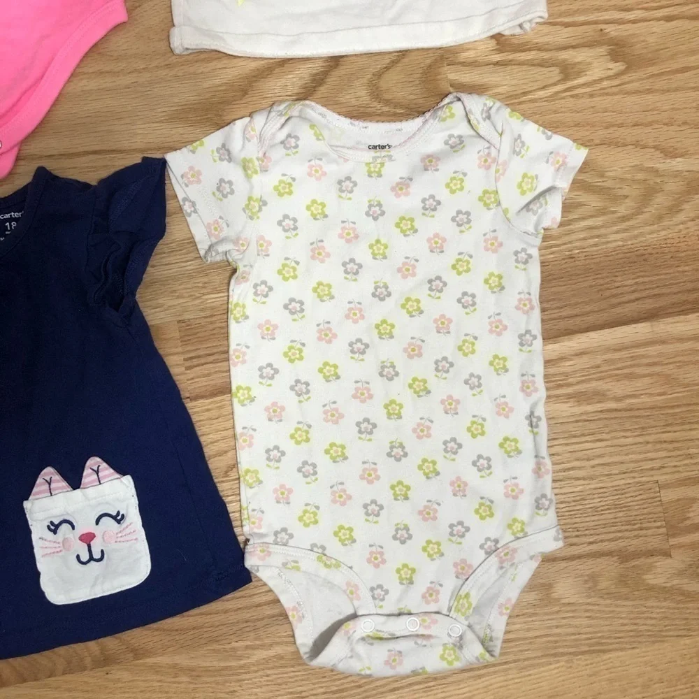 18 month Girls Bundle Tops Onesies Mixed Brands Carter’s